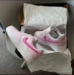 Nik_e AirForce 1 Low 07 Paw Print Pink Women Shoes