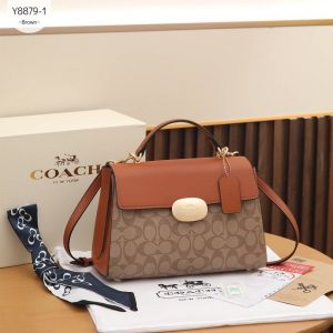 Coach_Eliza_Top_Handle_Premium_Crossbody_Bag_With_OG_Magnetic_Gift_Box_&_Dust_Bag_(Tan_Brown-912)