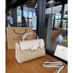 Coach_Eliza_Top_Handle_Premium_Crossbody_Bag_With_OG_Magnetic_Gift_Box_&_Dust_Bag_(White-914)