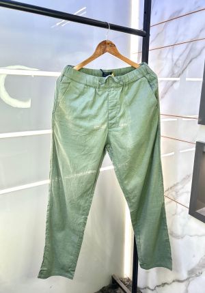 Ralph_Lauren Polo Green Classic Linen Super Premium Trouser F2769-GR