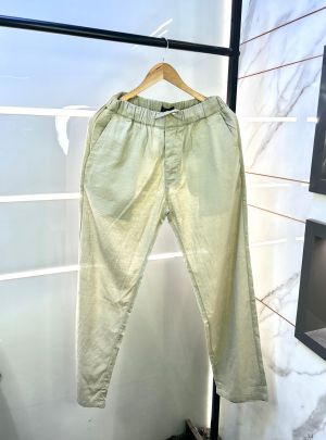 Ralph_Lauren Polo Beige Classic Linen Super Premium Trouser F2769-BE