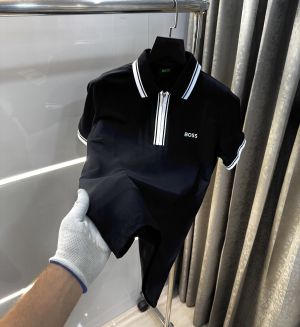 Hugo  Boss Black Collar Look Premium Polo T-Shirt