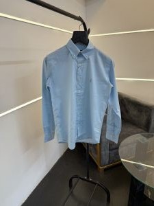Ralphlauren pure linen imported shirt sky
