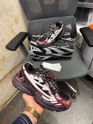 Of f White Be Right Back Burgundy Running Shoes