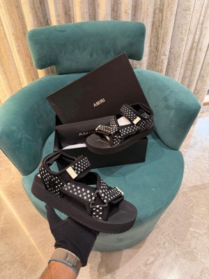 Amirrriii Mens Premium Sandal Black