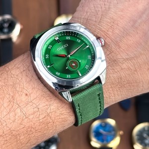Gucc I Green Silver