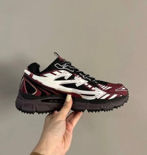 OFF White Be Right Back Burgundy