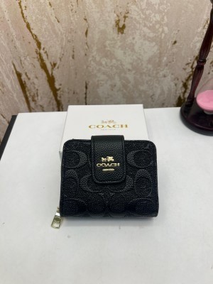 COAC_H PREMIUM WALLET WITH OG BOX AAA 9111 ( BLACK)