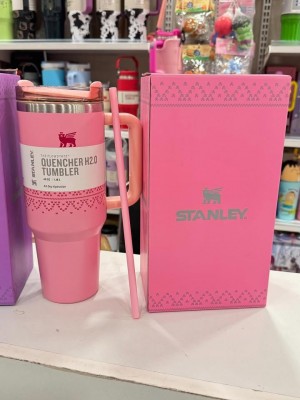 Stanley x Designer Edition Quencher H2 O FlowState Tumbler 40 OZ Baby Pink