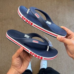 Crocss BayaBand Flip Navy Pepper Legit Quality
