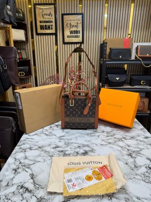 Louis_Vuitton Sac Plat BB With Double Og Box And Dust Bag (Brown)