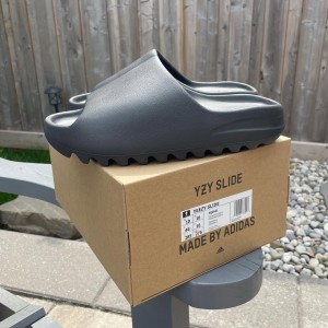 YeeZy Slide ONYX UA Premium Quality With Original Slide Box Tags Butter Paper StockX