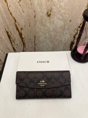 COACH_ENVELOPE_LONG_WALLET_CARD_HOLDER_WITH_BOX_(COACH-2005_COFFEE)