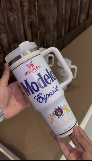 Stanley x Modelo Especial Limited Edition Quencher H2 O FlowState Tumbler 40 OZ