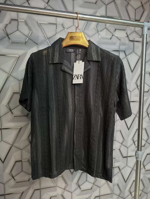Zara_Black_Designer_Premium_Crochet_Half_Shirt_(1455)