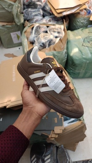 Adidass Samba OG Dark Brown Beige Gum 223 royal Adidass Samba OG Dark Brown Beige Gum 223 royal
