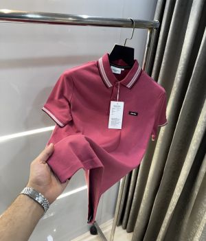 Calvin  Klein Milange Patch Logo Premium Polo T-Shirt
