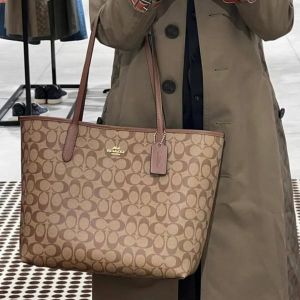 Coach_Signature_City_Tote_Bag_With_OG_Box_&_Dust_Bag_(Brown-1064)