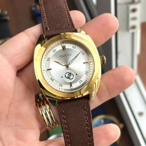 GUCC_I LEATHER MENS WATCH