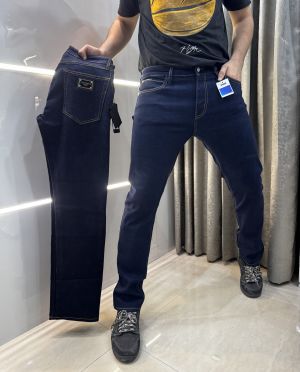 Dolce&Gabbana Blue Raw Wash Pocket Logo Imported Hyperflex Denim