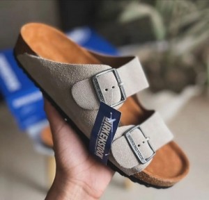Birkenstock Arizona Suede Cream