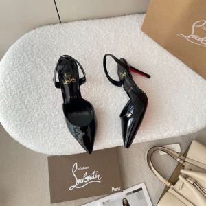 Christian_Louboutin_Pencil_Heel_Glossy_Leather_Black_High_Quality_Heels_With_Dust_Bag_&_OG_Box
