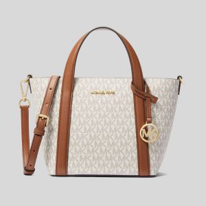 Michael_kors Pratt Small Signature Logo Tote Bag with carry bag 537