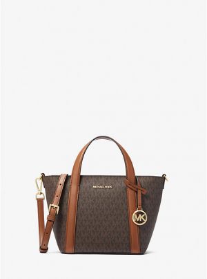 Michael_kors Pratt Small Signature Logo Tote Bag with carry bag 538