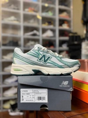 New Balance 740 Trainer White Marsh Green