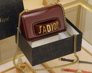 Christian Dio_r pre-owned ja leather shoulder bag with box 5395