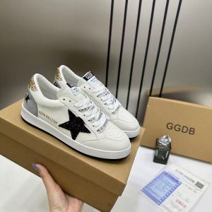 Golden Goose GGDB  White Leather BallStar Sneakers With OG Box