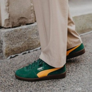 Puma palermo green yellow