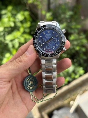 ROLEXX DAYTONA SILVER BLUE