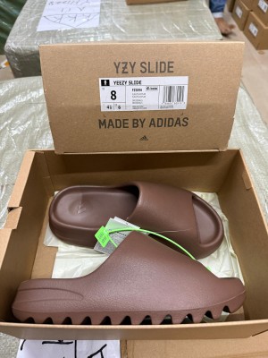 UA Adidaass Yeezy Slides Flax  FZ5896  Fixed