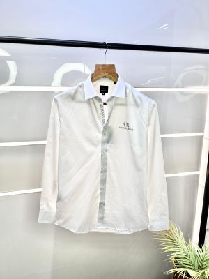 Arman_i Exchange Reflective White Premium Shirt With Brand Box Packing And Carry Bag F2500-WH