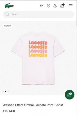 Lacost e White Premium Imported 200 GSM Interlock Lycra Fabric Round Neck Printed Logo Tshirt 2659