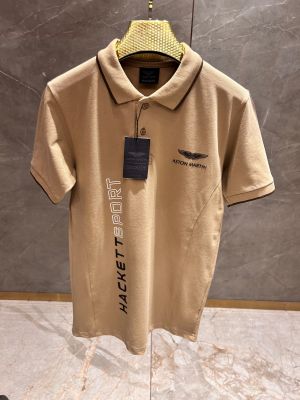 HACKET_T SPORT BROWN X ASTON MARTIN PREMIUM POLO