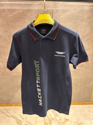 HACKET_T SPORT NAVY BLUE X ASTON MARTIN PREMIUM POLO