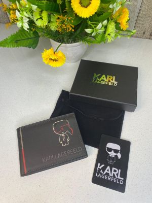 KARL_LAGERFELD WALLET WID OG BOX DUST BAG CARD 