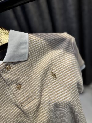 RALPH LAUUUREN POLO TSHIRT STRIPS PREMIUME COFFE