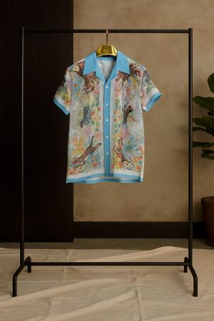 GUCCCI IMPORTED EMBOSSED POLO BLur IMPORTED