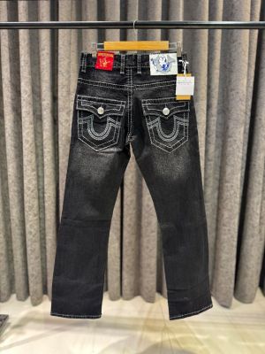 TRUE RELIGION BLACK DUSTY WASH BOOTCUT  Jeans