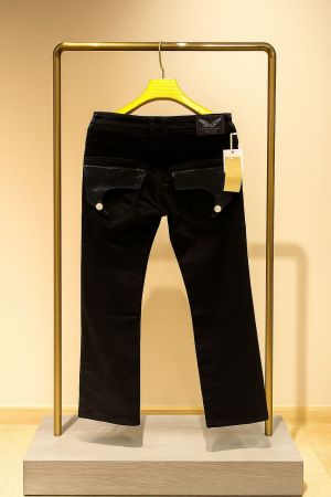 LAGUNA BEACH DENIM POCKET LEATHER BLACK