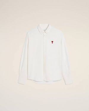 AMI PARIS PREMIUM SHIRT SEMI LINEN FABRIC FULL