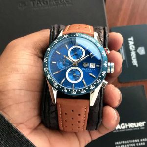 Tag Heue r Calibre 16 Blue Dial Chronographs 2286