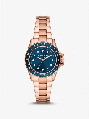 Micheal Kors Kenly MK6954 Rosegold Blue