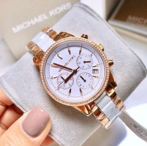 Micheal Kors Bradshaw MK6324 White 