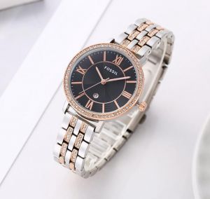 Fossil_Carlie_Diamond_Rosegold_Twotone_Black