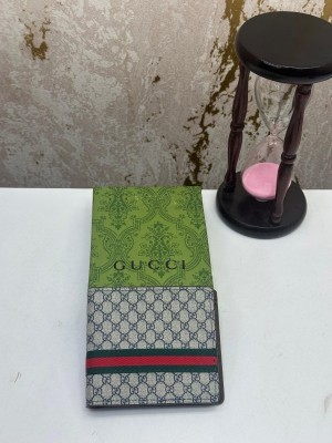 GUCC_I BROWN PREMIUM WALLET WITH OG BOX MODEL NO -9