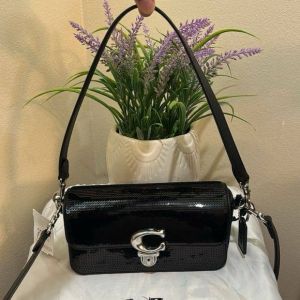 Coach_Studio_Baguette_Black_Patent_Leather_With_OriginalBox_DustCover_Tags